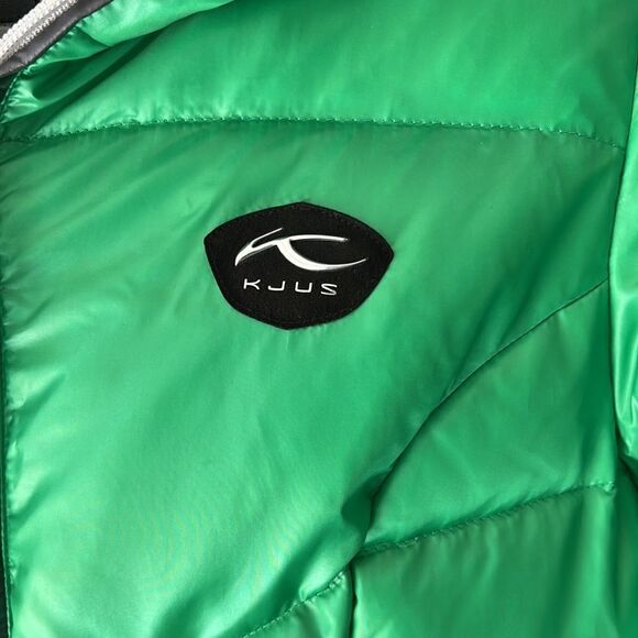 KJUS Puffer Reversible NAHLA Green Grey DOWN JACKET Pertex Quantum Size XS - Picture 9 of 10